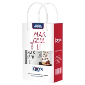 Hộp Rượu Korice Makgeolli 2 chai *750ml